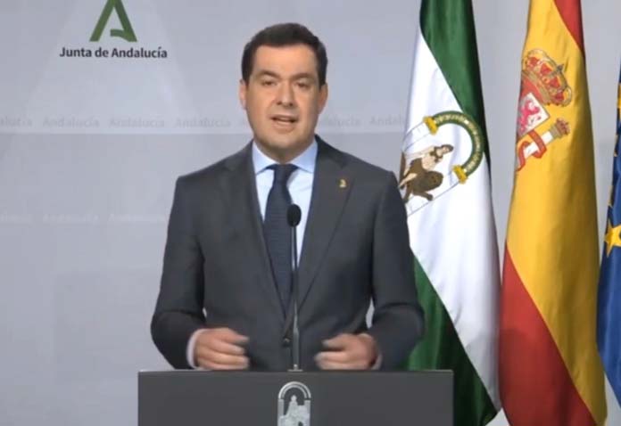 moreno cierre perimetral de Andalucía