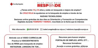 Curso gratuito para buscar empleo, en Cruz Roja Española Curso gratuito