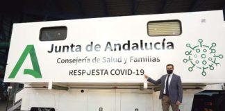Se refuerza la vacunación masiva con una unidad móvil vacunación