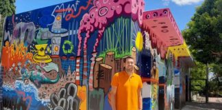 El CEIP La Motilla cuenta con un mural del artista Rafa López CEIP La Motilla
