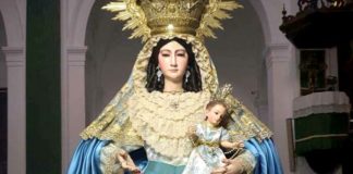 La Virgen del Rosario procesionará mañana por las calles de la ciudad Virgen del Rosario
