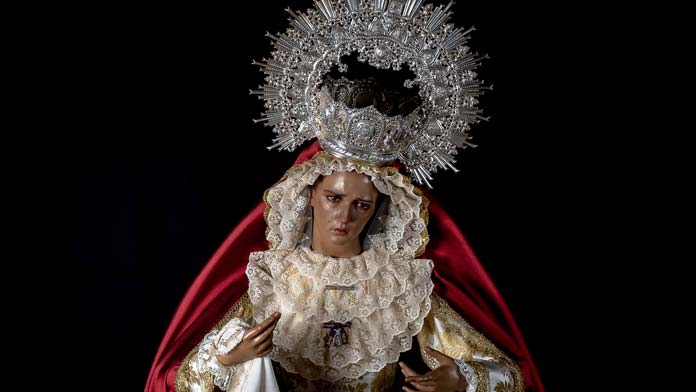 Fajín de Almirante a la Virgen del Carmen