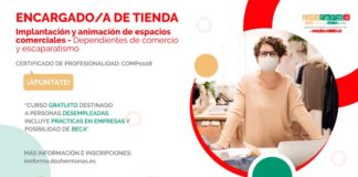 Curso gratuito de Encargado de tienda en el proyecto Innform@ Encargado de tienda