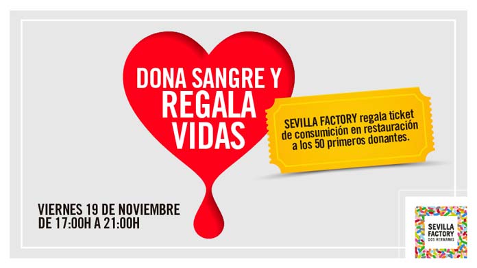 Donación de sangre en Sevilla Factory