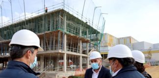 Las obras del nuevo IES de Dos Hermanas superan ya el 20% de ejecución nuevo IES de Dos Hermanas
