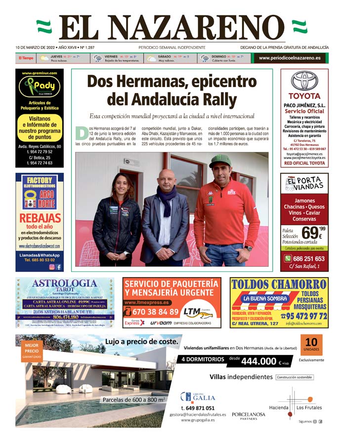 Periódico El Nazareno nº 1.287 de 10 de marzo de 2022