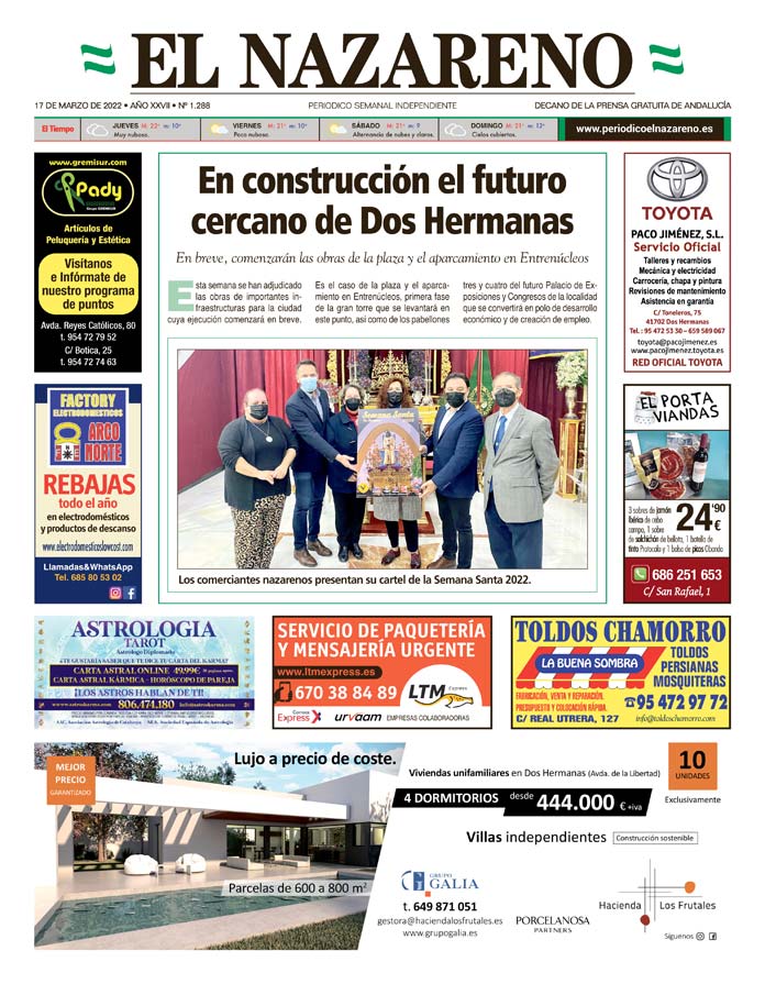 Periódico El Nazareno nº 1.288 de 17 de marzo de 2022