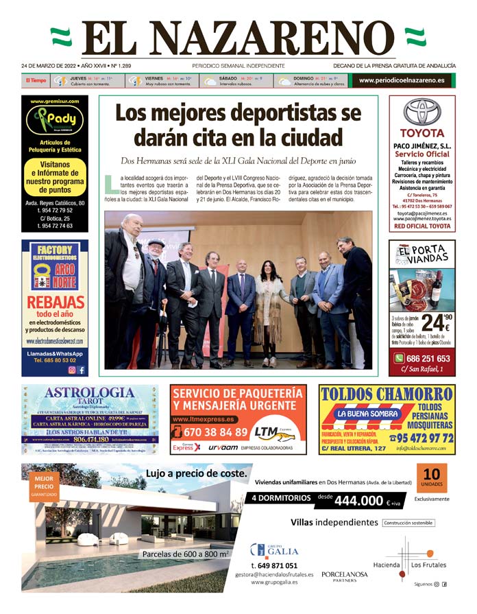 Periódico El Nazareno nº 1.289 de 24 de marzo de 2022