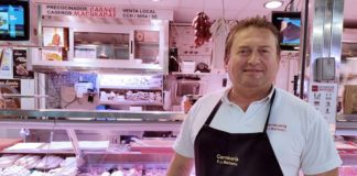 Francisco Juan Barbero lleva la profesión de carnicero en la sangre Francisco Juan Barbero
