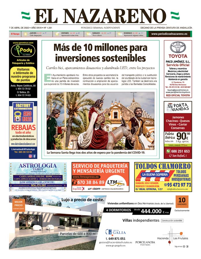 Periódico El Nazareno nº 1.291 de 7 de abril de 2022