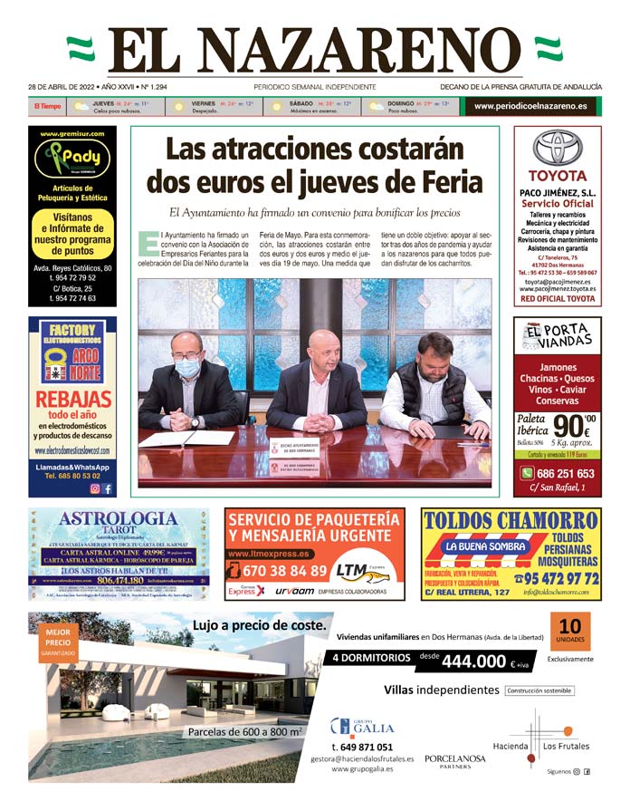 Periódico El Nazareno nº 1.294 de 28 de abril de 2022
