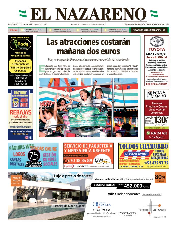 Periódico El Nazareno nº 1.297 de 18 de mayo de 2022