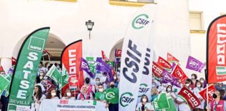 Marcha a pie por la Sanidad desde El Arenal al Hospital de Valme marcha a pie por la Sanidad