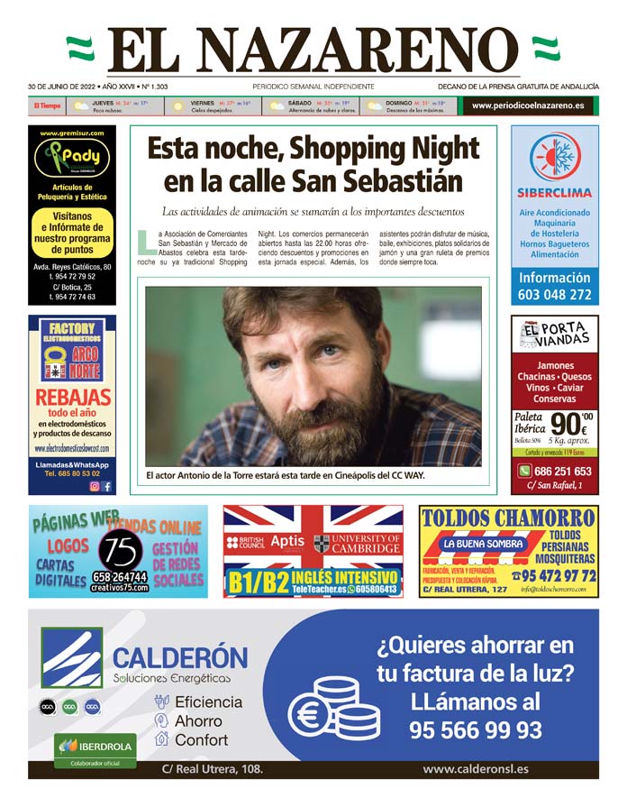 Periódico El Nazareno nº 1.303 de 30 de junio de 2022