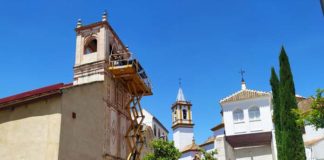 Trabajos en la Torre Mirador de La Almona para su conservación Torre Mirador de La Almona