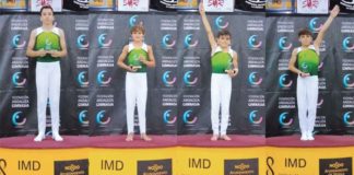 Cuatro gimnastas nazarenos campeones de Andalucía gimnastas nazarenos
