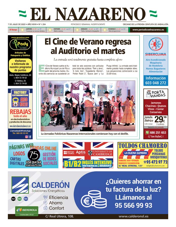 Periódico El Nazareno nº 1.304 de 7 de julio de 2022