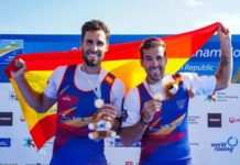 Jaime Canalejo y Javier García, plata en el Mundial de remo Jaime Canalejo y Javier García