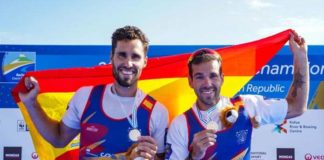 Jaime Canalejo y Javier García, plata en el Mundial de remo Jaime Canalejo y Javier García