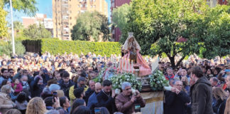 Valme regresa de su Santa Misión a la barriada de Montequinto Valme