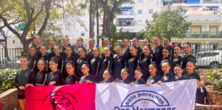 Nueve conjuntos nazarenos de rítmica, a las copas nacionales conjuntos nazarenos de rítmica