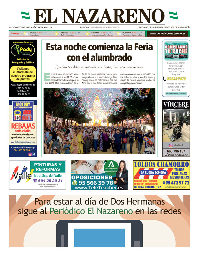 Periódico El Nazareno nº 1.341 de 10 de mayo de 2023