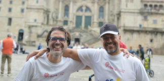 Ángel Gil hace el Camino de Santiago en una handbike Ángel Gil