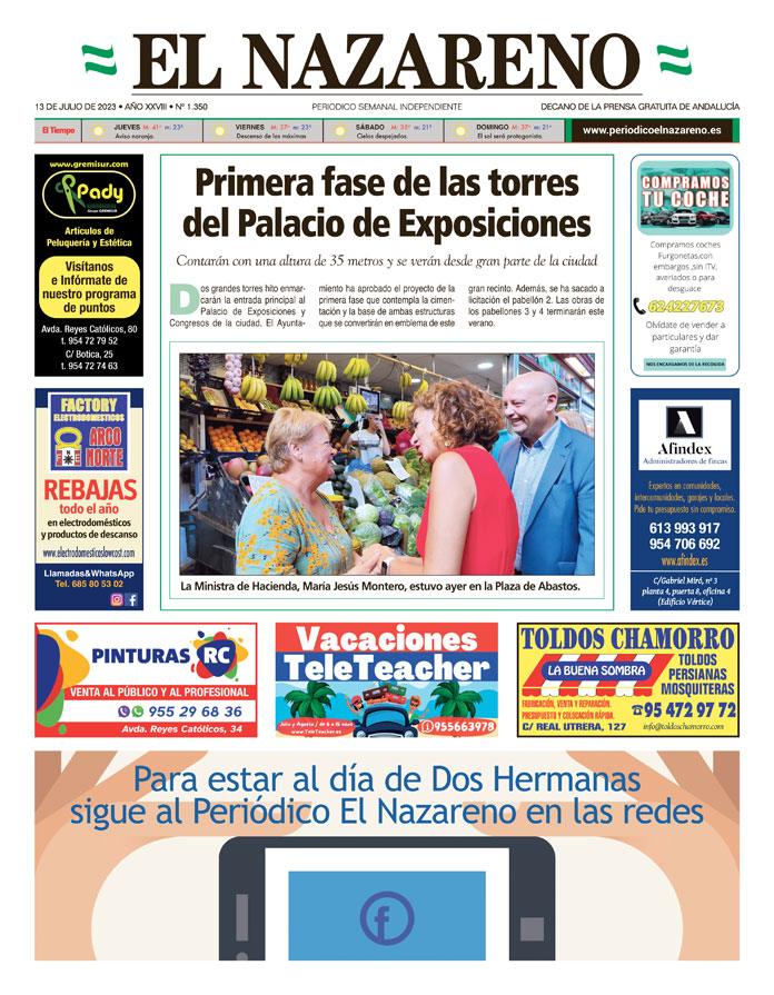 Periódico El Nazareno nº 1.350 de 13 de julio de 2023