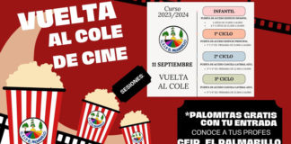 El CEIP El Palmarillo vivirá una «Vuelta al cole de cine» CEIP El Palmarillo