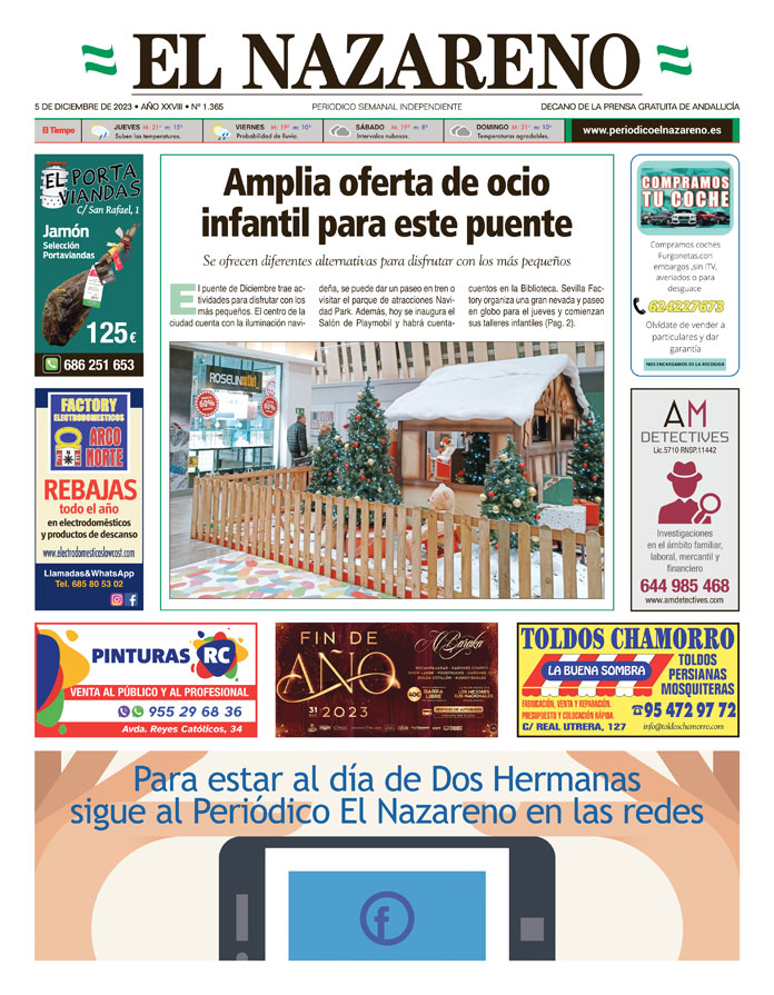 Periódico El Nazareno nº 1.365 de 5 de diciembre de 2023