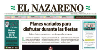 Periódico El Nazareno nº 1.367 de 21 de diciembre de 2023 Periódico El Nazareno nº 1.367 de 21 de diciembre de 2023