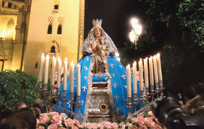 virgen-valme-traslado-sevilla Protectora de Dos Hermanas