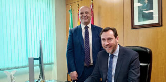El Ministro de Transportes, Óscar Puente, visita Casilla de los Pinos Óscar Puente