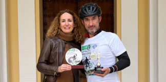 José Ortega realiza su primera ruta del Reto 8 Capitales Andaluzas José Ortega