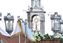 Procesión de Corpus Christi en La Cena y Vera Cruz Corpus Christi