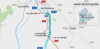 Redacción del tercer carril en la A-4 y AP-4 tercer carril en la A-4