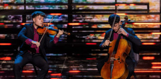 Dos nazarenos en la final de Tierra de Talento con el Cuarteto Isbilya cuarteto Isbilya