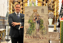 Daniel Vaquero es el autor del cartel de Santa Ana Daniel Vaquero