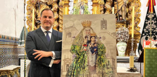 Daniel Vaquero es el autor del cartel de Santa Ana Daniel Vaquero