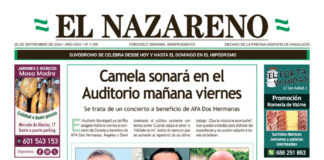 Periódico el Nazareno nº 1.399 de 26 de septiembre de 2024 Periódico el Nazareno nº 1.399 de 26 de septiembre de 2024