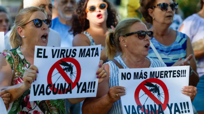protesta-virus-nilo Virus del Nilo