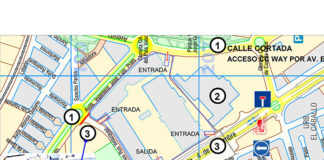 Reordenación del tráfico en los accesos al centro comercial WAY WAY