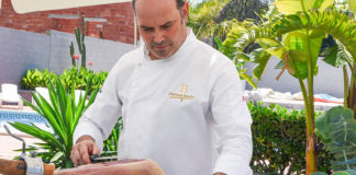 Pedro Luis Linero, en la gran final nacional de cortadores de jamón Pedro Luis Linero
