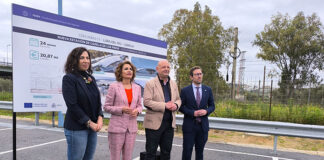 Mª Jesús Montero presenta la nueva estación de ferrocarril de Casilla de los Pinos Mª Jesús Montero