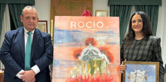 Paloma Romero Serrallé, autora del cartel de la Romería del Rocío Paloma Romero Serrallé