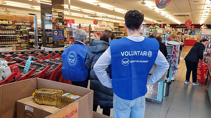 recogida-alimentos voluntarios Banco de Alimentos Sevilla