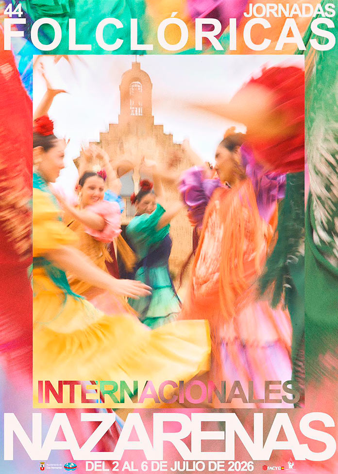 cartel Jornadas Folclóricas Internacionales Nazarenas