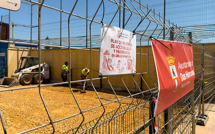 mejora-parques-imfantiles renovación de áreas infantiles en Dos Hermanas