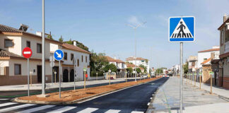 La calle Tajo abre un nuevo tramo al tráfico reurbanización de la calle Tajo
