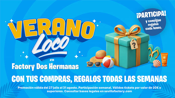 cartel-verano-loco Sevilla Factory Dos Hermanas